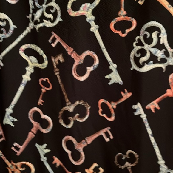 LulaRoe key skirt size med. This is such a neat skirt. Sure to get compliments - Picture 2 of 5